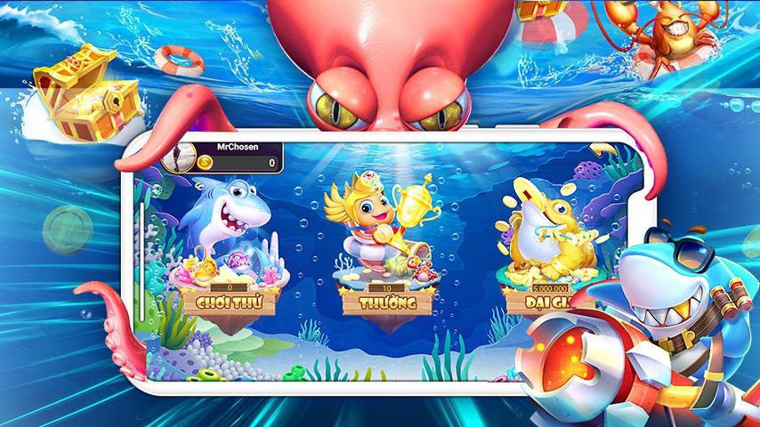 Bắn cá giải trí đổi thưởng luôn được yêu thích
